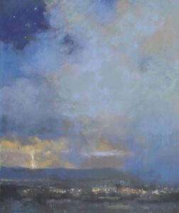 Christine Debrosky AIS, Monsoon Drama, Soft pastel, 20 x 16 inches, $1,950