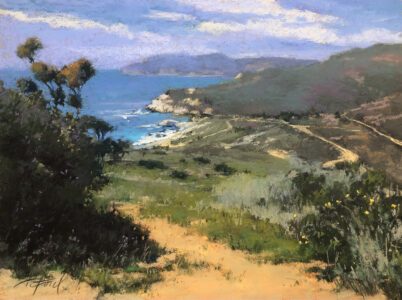 Terri Ford AIS, Bay Vista, Pastel, 12 x 16 inches, $1,800