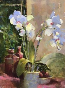 Rhonda Ford, Bringing the Beauty Indoors, Oil, 16 x 12 inches, $900