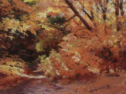 Katherine Irish, A Forest Poem, Pastel, 18 x 24 inches, $1,800