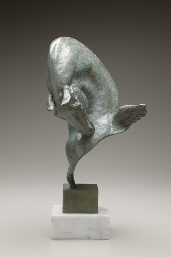 Julia Levitina, Mnemosyne (Sails of Memory), Bronze, 17 ½ x 8 x 7 inches, Edition of 9