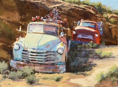 Rusty Jones, Retired, Oil on canvas, 24 x 18 inches, $3,500