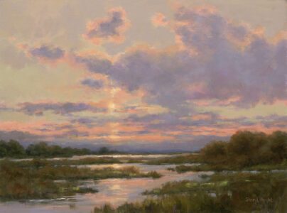 Sheryl Knight, Serenity, Oil on linen, 12 x 16 inches- SOLD -