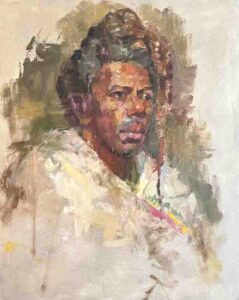 Joanne Kollman AIS, Dion, Oil, 18 x 14 inches, $1,800