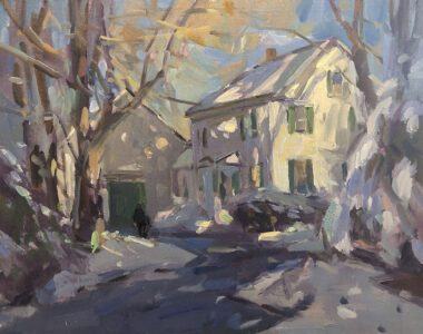 David Lussier AIS, Morning Light, Oil on linen, 11 x 14 inches, $1,700