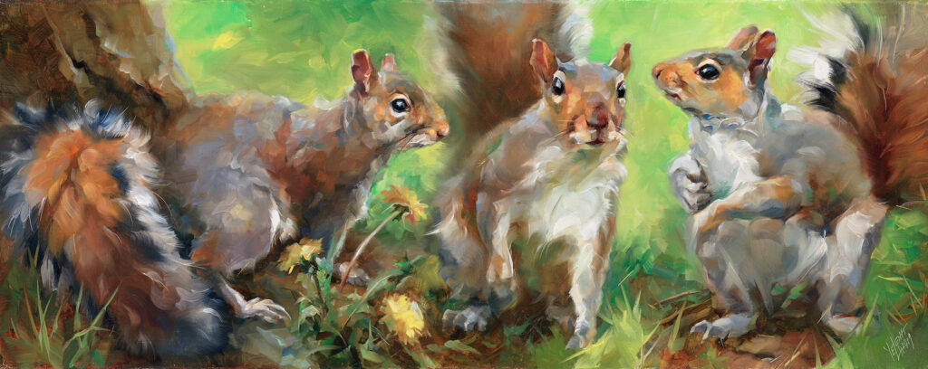 Yelena Lamm, Quest, Oil, 12 x 30 inches - SOLD -