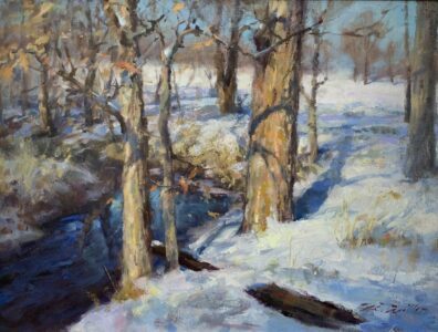 Marianne Miller AIS, Marsha's Creek, Oil, 18 x 24 inches, $1,900