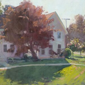 Alicia Mordenti, Washington Green, Oil on panel, 16 x 20 inches, $1,800