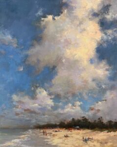 Nancy Nowak AIS, Clouds Above, Oil on canvas panel, 20 x 16 inches - SOLD -