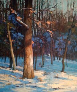Joseph Orr, Winter Palette, Acrylic on Masonite, 24 x 20 inches - SOLD -