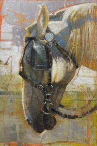 Elizabeth Pollie AIS, The Peacemaker, Oil, 36 x 24 inches ,$7,500