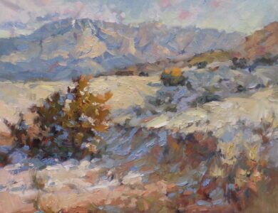 Jay Parks, Sandia Wash, Oil, 11 x 14 inches - SOLD -