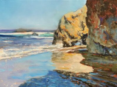 Ed Penniman, Pacific Valley Trail Big Sur, Oil on canvas, 12 x 16 inches, $1,500