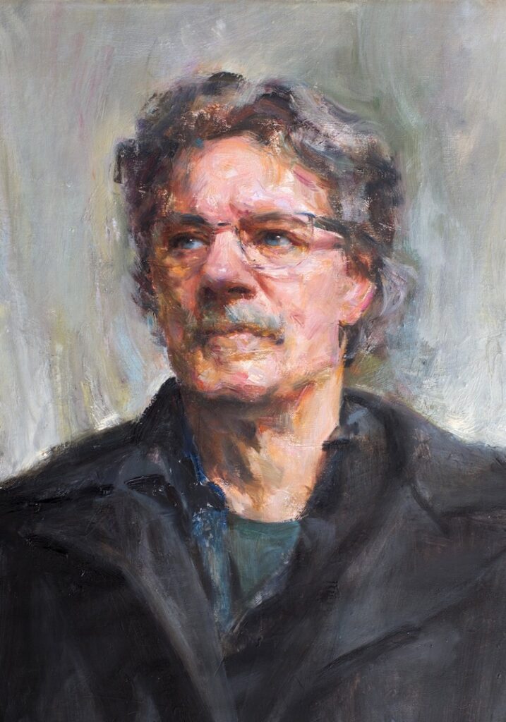 Mary Qian AIS, George, Oil on canvas, 20 x 16 inches, $3,200