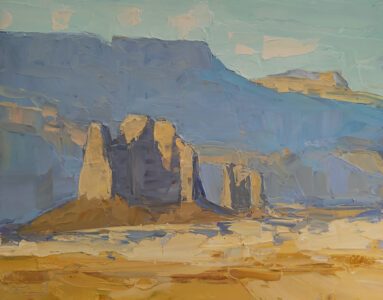Kathryn Townsend AIS, Utah Spires, Oil on panel, 8 x 10 inches - SOLD -