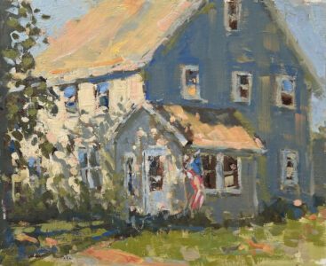 Barb Walker AIS, Summer Day, Oil on linen, 10 x 12 inches, $1,100