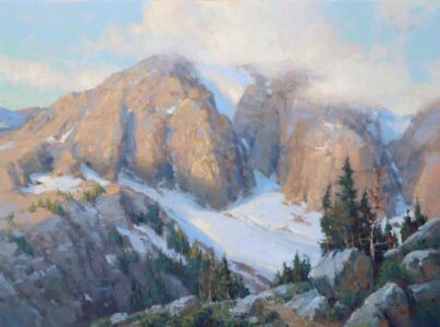 Benjamin Walter, Cody Peak, Oil on canvas, 18 x 24 inches, $3,250