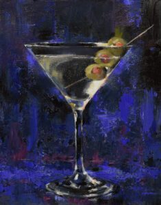 Kenn Backhaus AISM, It's Five O'Clock Somewhere, Oil, 14 x 11 inches - SOLD -