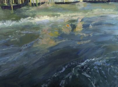Howard Friedland AISM, Sonata d'Acqua, Oil on linen panel, 18 x 24 inches, $4,300
