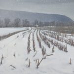 Michael Allen, Quiet, 2022, oil on linen, 40 1/4 x 86 1/4 inches