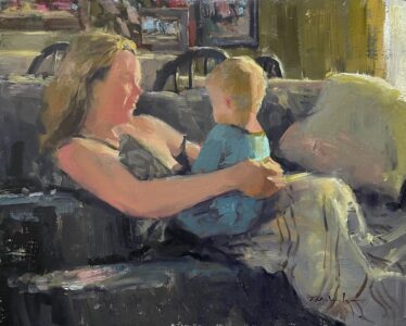 James Richards AISM, Moments in Between, 16 x 20 inches, Oil on linen panel, $4,500