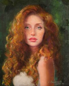 William Schneider AISM, My Wild Irish Rose, Pastel, 20 x 16 inches, $3,250