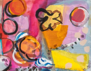 Bill Scott, Wallflower, 2023, Oil on canvas, 11 x 14 inches