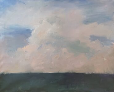Mary Page Evans, On a Clear Day, Oil on canvas, 47 x 58 inches - SOLD -
