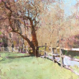 Jon Redmond, Cossart, 2023, Oil on panel, 10 x 10 inches