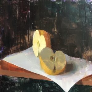 Jon Redmond, Meridian, 2023, Oil on panel, 10 x 10 inches - SOLD -