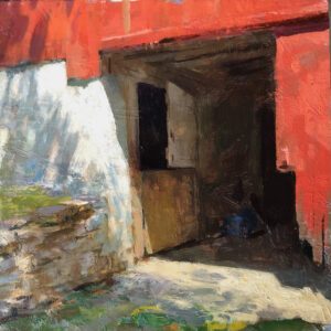 Jon Redmond, Openings, 2023, Oil on panel, 10 x 10 inches - SOLD -