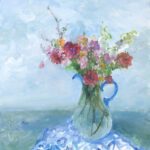 Mary Page Evans, Sea Apple, Oil on canvas, 49 1/2 x 37 1/4 inches