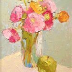 Carol Maguire, Grace, 2023, Oil on panel, 16 x 12 inches