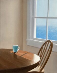 Heidi Palmer, Pause, 2025, Oil on canvas, 28 x 22 inches