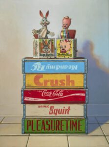 Robert C. Jackson, BFFs, Oil on linen, 40 x 30 inches