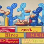 Robert C. Jackson, Primary Meal, Oil on linen, 30 x 60 inches