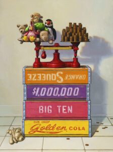 Robert C. Jackson, Riches, Oil on linen, 40 x 30 inches