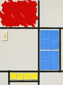 Robert C. Jackson, Trompe de Stijl, Oil on linen, 40 x 30 inches