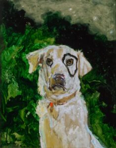 Jamie Wyeth, Kleberg: Nocturnal, 2023, Watercolor, acrylic, charcoal and gouache on toned board, 20 x 16 inches - SOLD -