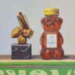 Robert C. Jackson, Honey Bee, Oil on linen, 10 x 8 inches