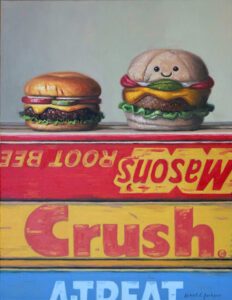 Robert C. Jackson, The Great Pretender, Oil on linen, 18 x 14 inches