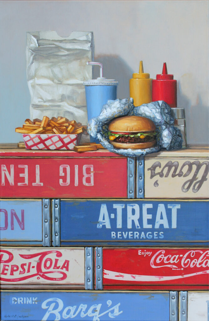 Robert C. Jackson, This American Life, Oil on linen, 30 x 20 inches - SOLD -