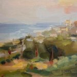 Christine Lafuente, Rosa's Ocean View, 2003, Oil on canvas, 11 x 14 inches