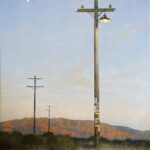 Francis DiFronzo, Sentinels, Oil over watercolor and gouache on panel, 24 x 30 inches