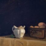 Giovanni Casadei, The Creamer, Oil on panel, 10 ½ x 12 inches