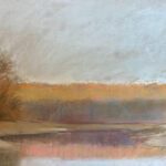 Greg Mort, First Day of Winter, 2024, Pastel on Paper, 10 x 15 inches