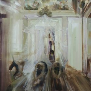 Sarah McRae Morton, Below as Above, 2024, Oil on linen, 24 x 24 inches - SOLD -