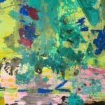 Vicki Vinton, Tracks 2, 2024, Mixed media on canvas, 20 x 16 inches