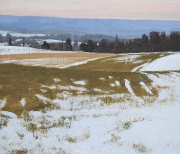 Michael Allen, Lull, 2024, Oil on Linen Mounted to Panel, 8 ½ x 10 inches