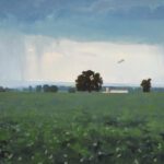 Michael Allen, Summer Rain, 2023, Oil on Linen, 32 x 40 inches
